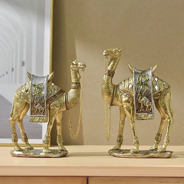 Moyen-Orient Style classique léger Art de luxe Camel Ornements à la maison décoration de vin décoration d'armoires 240328