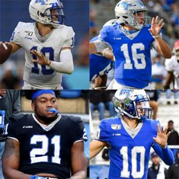 Middle Tennessee State Football Jersey NCAA College John Hightower Demarcus Lawrence Jarrin Pierce Jayy McDonald Frank Peasant hommes femmes jeunes tous cousus