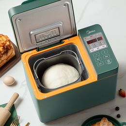 Machine à pain Midea 220 V, grille-pain, mélangeur de pâte pour petit déjeuner, réservation multifonction, épandeur automatique, Machine intelligente pour la fabrication de pain fait maison
