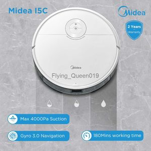 Midea I5C Robot aspirateur vadrouille humide et sec 4000PA aspirateur de lavage intelligent Robot réservoir d'eau électrique sans fil HKD230812