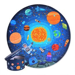 Mideer 150pcs Jigsaw Spacewalk Univers Starry Sky Enfants Jouets Éducatifs Papier Dessin Animé Puzzle Apprentissage Jouets Interactifs Pour Enfants Animaux Marine Sea World