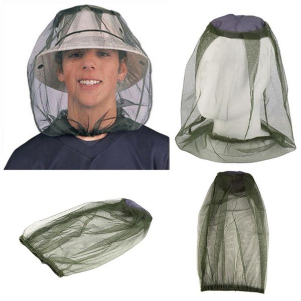 Midge Mosquito Insect Hat Bug Mesh Head Net Face protector net Cover pour les voyages en plein air Camping Fishing302F