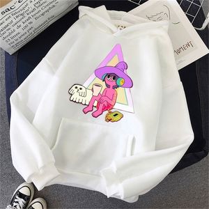 Midnight Gospel Crazy Leisure Oversize Pullovers Koreaanse Hoodies Dames Hooded Warm Kawaii Dames Losse Streetwear Sweatshirts 201217