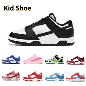 Casual schoenen voor kinderen Sneaker Baby Kinderen Panda Wit Zwart Drievoudig Roze Valentijnsdag Universiteit Rood UNC Syracuse Fruity Pebbles Chicago sneakers Sport sneaker GAI