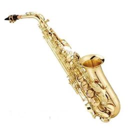 Saxofón de rango medio saxofón nuevo producto latón lacado dorado instrumento Drop E saxofón accesorios para cajas