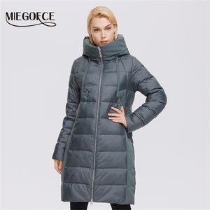 MIEGOFCE vêtements d'hiver femmes épais manteau à capuche décontracté chaud manteaux et vestes femmes Quilting Parka D21642 211120