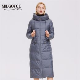 MIEGOFCE, Parkas de marca larga de invierno para mujer, abrigo térmico de alta calidad, chaqueta de algodón D21894 210923
