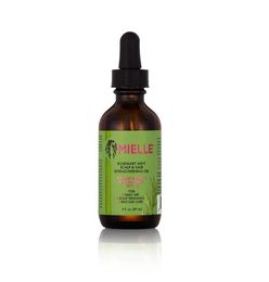 Mielle Organics Huile essentielle de romarin et de menthe - Formule nourrissante pour le cuir chevelu sec et la réparation des pointes fourchues