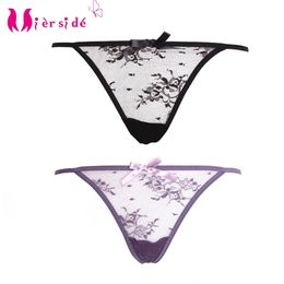 MIERSIDE TH03 3PCSLOT Women Thong Sexy ondergoed Hollow Out Gstring Lady Plus Size slipje 231222