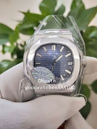 MIGLIOR PLUSE NUOVO herenhorloge PPF Factory Cal.324 SC Blue Dial 40mm Heren ETA 5711 White Gold Watch Automatisch transparant horloge