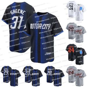 Miguel Cabrera City Connect Tigers Baseball Jersey Matt Vierling Javier Baez Jake Rogers Riley Greene Spencer Torkelson Carson Kelly Meadows Zach McKinstry Jersey