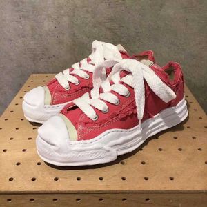 Mihara Maison Yasuhiro Mmy Shoes dissolve Men Casual Tolens Bneakers pour femmes vintage Lace-Up Pink Solid Mens Sneaker
