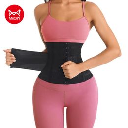 Miiow 3 pièces Traineur Trainer Corset Femmes Binders Shapers Tumm Wrap Corps Shapewear Slimming Cell Flat Belly Workout Girdle 240425