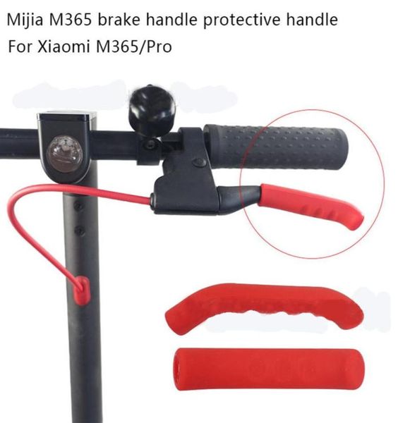 Mijia M365 Pro ensemble de poignées de frein de Scooter accessoires Scooter coque de protection en Gel de silice Xiaomi Mijia M36523713377161