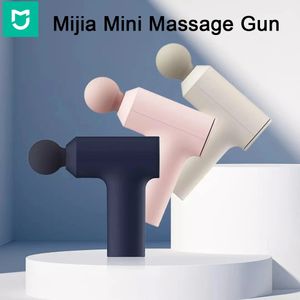 Mijia Mini Massage Gun Massager Electric Teck Fascia para la relajación del cuerpo Fitness Muscle Dolor Alivio 240411