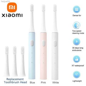 Mijia T100 Brosse à dents électrique Xiaomi sonic MI Brosse de dents intelligente colorée USB IPX7 IPX7 IPLOPER pour les brosses à dents ES