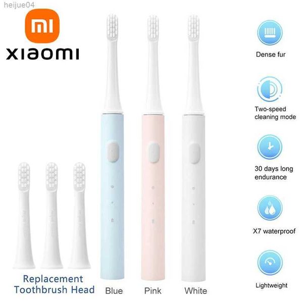 Mijia T100 Xiaomi Sonic Electric Dooth Doothship Cepillo de dientes inteligentes colorido USB recargable IPX7 impermeable para cepillos de dientes ES