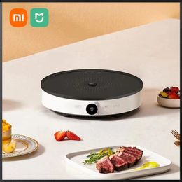 MIJIA XIAOMI Inducción 2 para hogar 2100W 99 Engranajes Ajustables Potencia de baja potencia Continuo Calefacción Oled Pantalla de cocina 100W