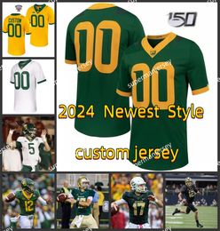 Mike Singletary Don Trull Baylor voetbalshirt 93 James Lynch 14 Bryce Petty 44 Bryce Hager 75 Andrew Billings Op maat gestikte Baylor-truien