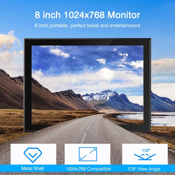 Miktver MK08-2 Color LCD Sccreen Monitor 8 
