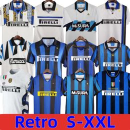 Milan 2009 Finales Retro Soccer Jersey MILITO SNEIJDER ZANETTI ADRIANO 08 09 10 11 Eto'o Football BATISTUTA 97 98 99 95 96 03 Djorkaeff Baggio Zamorano uniformes adultes