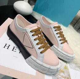 Milaan ontwerper Nylon Casual Shoes Wheels Casetta Flat Shoes High-Top Fabric Runner low-top canvas gabardine sneakers