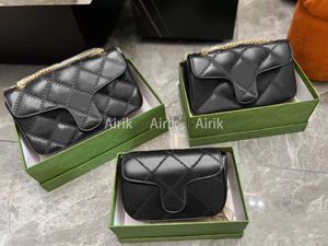 FASHION WOMEN designer di lusso borse in vera pelle Borse messenger borsa a tracolla con catena a tracolla Totes Wallet