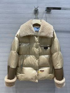 Milan piste vers le bas Parkas hiver revers cou à manches longues lambrissé femmes manteaux marque de créateur même Style vêtements d'extérieur