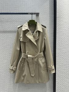 Milan Runway – vestes de printemps pour femmes, col à revers, manches longues, vêtements d'extérieur de marque du même Style, hauts de styliste, 2024, 0229-6