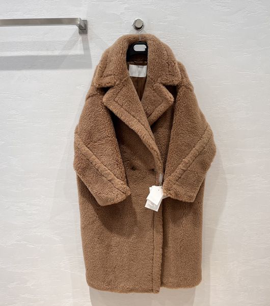 Milan Runway – manteaux en laine pour femmes, col à revers, manches longues, marque du même Style, hauts de styliste, nouvelle collection hiver 2023, 1106-2