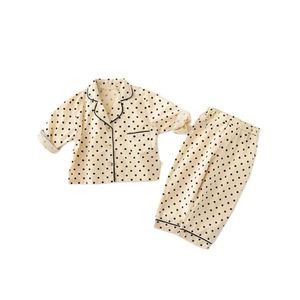 MILANCEL printemps bébé pyjama ensemble simple poitrine garçons dormeur porter des vêtements d'intérieur 240325