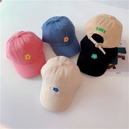 Milancel Spring Kids hoed borduurwerk girls hoed Koreaanse casual jongens sunhat mode kinderen cap 220611