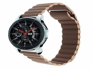 Bracelet de montre en cuir à boucle milanaise 22mm 20mm pour montre Samsung Galaxy 46mm 42mm bande à aimant actif Bracelet à dégagement rapide 5353193