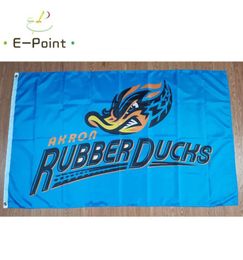 MILB AKRON BUBBERS FLAG 3 * 5ft (90 cm * 150 cm) Polyester Banner Decoration Flying Home Garden Garden Cadeaux 3854295