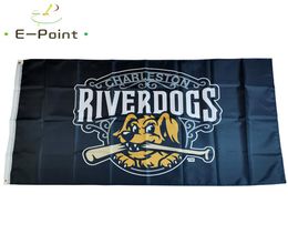 Milb Charleston Riverdogs drapeau 35ft 90cm150cm Polyester Banner Decoration Flying Home Garden Festive Cadeaux 9568765