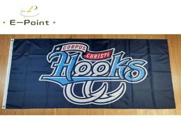 Milb Corpus Christi Hooks Flag 35ft 90cm150cm Polyester Banner Decoration Flying Home Garden Festive Cadeaux4845377