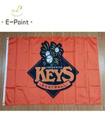 Milb Frederick Keys Flag 35ft 90cm150cm Polyester Banner Decoration Flying Home Garden Festive Cadeaux 3083710