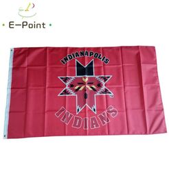 MiLB Inpolis indiens drapeau 3*5ft (90 cm * 150 cm) Polyester bannière décoration volant maison jardin cadeaux festifs 7372631