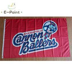 Milb Kannapolis Cannon Ballers Flag 35ft 90cm150cm Polyester Banner Decoration Flying Home Garden Festive Cadeaux 3830879