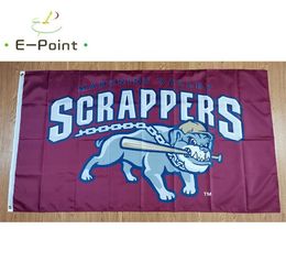 Milb Mahoning Valley Scrappers Flag 35ft 90cm150cm Polyester Banner Decoration Flying Home Garden Festive Cadeaux 4753100