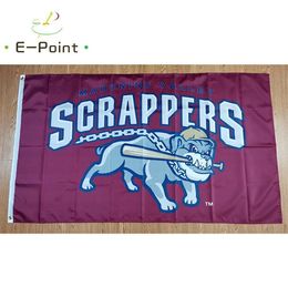 Milb Mahoning Valley Scrappers Flag 35ft 90cm150cm Polyester Banner Decoration Flying Home Garden Festive Cadeaux8207242