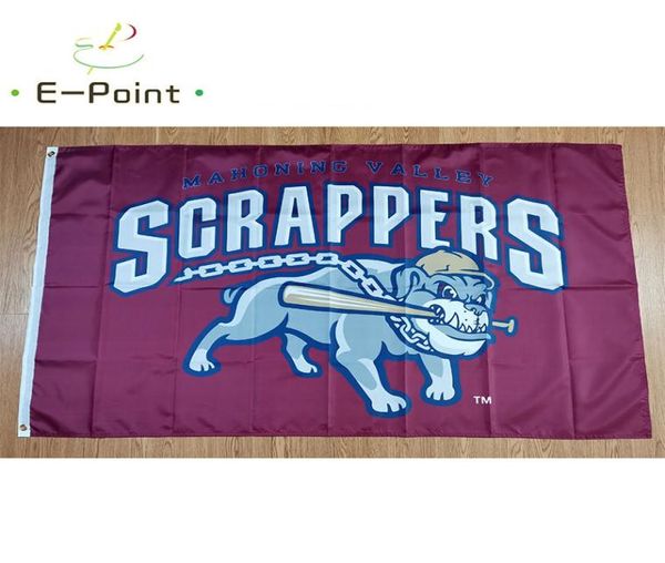 Milb Mahoning Valley Scrappers Flag 35ft 90cm150cm Polyester Banner Decoration Flying Home Garden Festive Cadeaux 3155633
