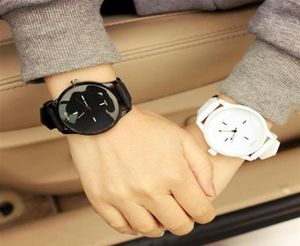 Marca MILER, reloj clásico de silicona con placa grande, relojes para amantes de la moda, reloj sencillo para hombre, relojes para mujer, reloj Saat Relogio264E2714963