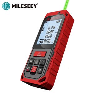 Mileseey Mini télémètre laser numérique télémètre laser ruban à mesurer outil de diastimètre 100M80M60M-40M télémètre laser 240111