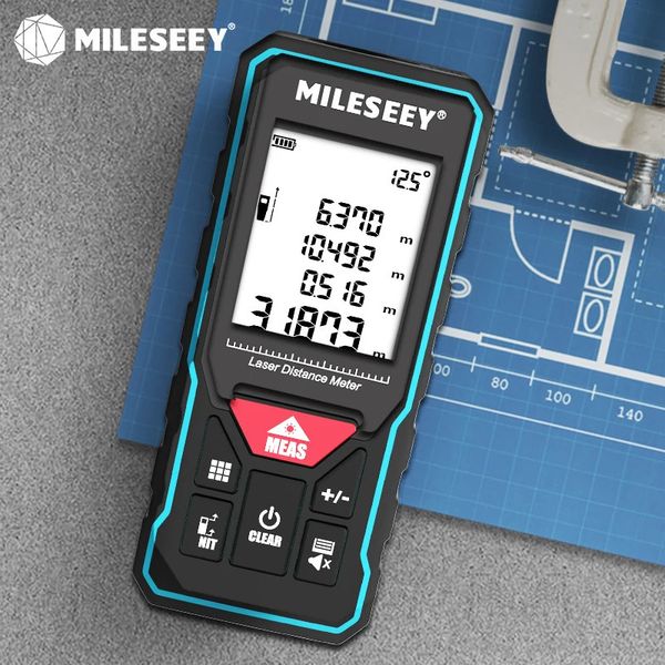 MILESEEY X6 télémètre Laser Rechargeable 40M 60M 80M 100M ruban à mesurer avec capteur d'angle d'inclinaison outils de mesure 240109