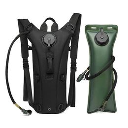 Mochila militar de 3L para hidratación, bolsa de agua para deportes al aire libre, ciclismo, mochila táctica de camuflaje para montañismo
