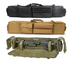 Mochila de doble rifle de bolsas de pistola de airsoft militar para m249 M16 AR15 Bolsa de rifle CAZA CARBINA ARMA CARGA BOLSA DE PROTECCIÓN 2010227485442