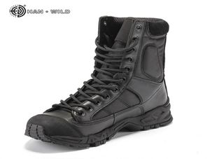 MILITAIRE LEGER Boot Men Zwart Leather Desert Combat Work Shoes Winter Mens Ankle Tactical Boot Man Plus Size 2108305268464