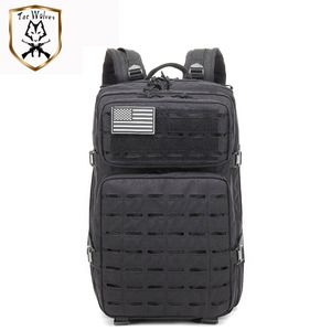 Militaire Tassen Leger Tactische Assault Rugzak Outdoor Hiking Camping Hunting Rugzakken Waterdichte Trekking Molle Bug Out Bag