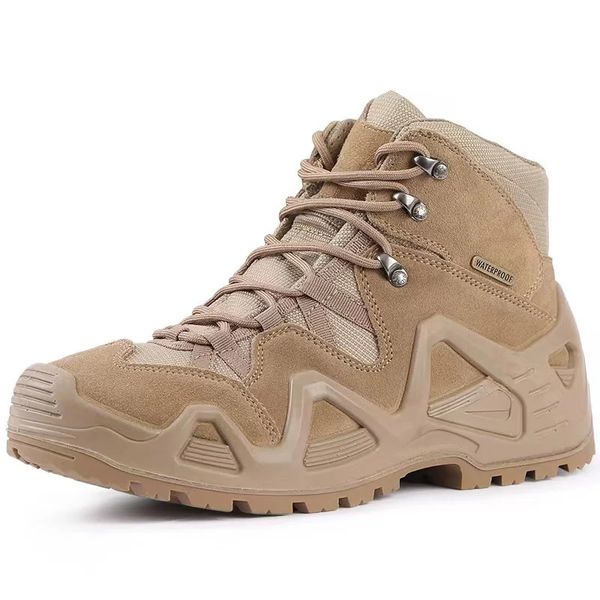 Botte militaire chaussures de Combat tactiques hommes botte grande taille chaussures de sécurité chaussures de randonnée chaussures d'escalade chaussures de pêche chaussures de travail 240228